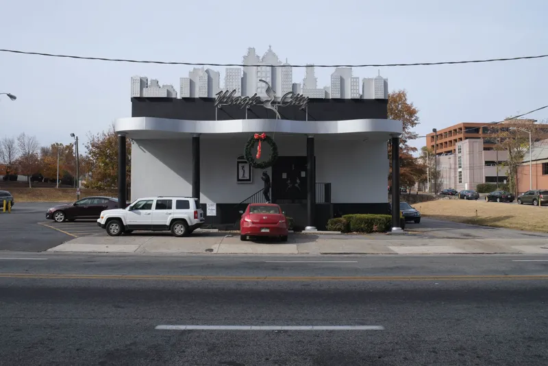 Magic City building exterior on Forsyth Street in downtown Atlanta